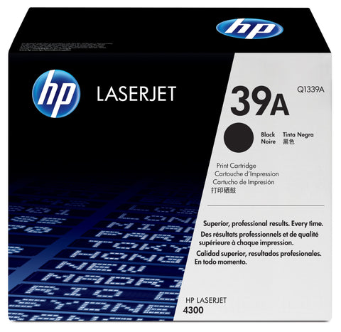 HP Q1339A/39A Toner cartridge black, 18K pages/5% for HP LaserJet 4300