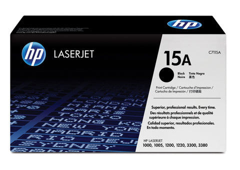 HP C7115A/15A Toner cartridge black, 2.5K pages ISO/IEC 19752 for Canon LBP-25/HP LaserJet 1000/HP LaserJet 1200