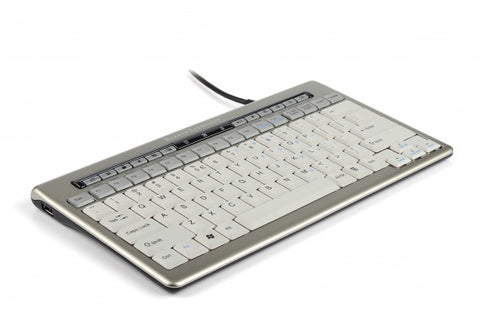 BakkerElkhuizen S-board 840 keyboard USB German Grey