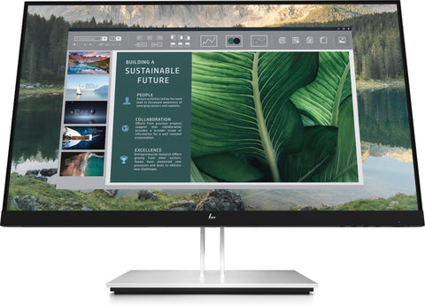 HP E-Series E24u G4 computer monitor 60.5 cm (23.8") 1920 x 1080 pixels Full HD Black