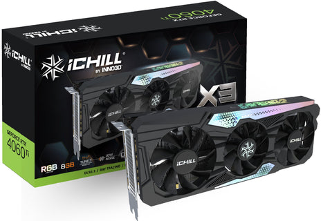 Inno3D C406T3-08D6X-17113389 graphics card NVIDIA GeForce RTX 4060 Ti 8 GB GDDR6