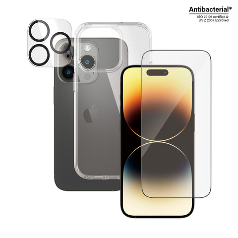 PanzerGlass ™ 3-in-1 Protection Pack Apple iPhone 14 Pro