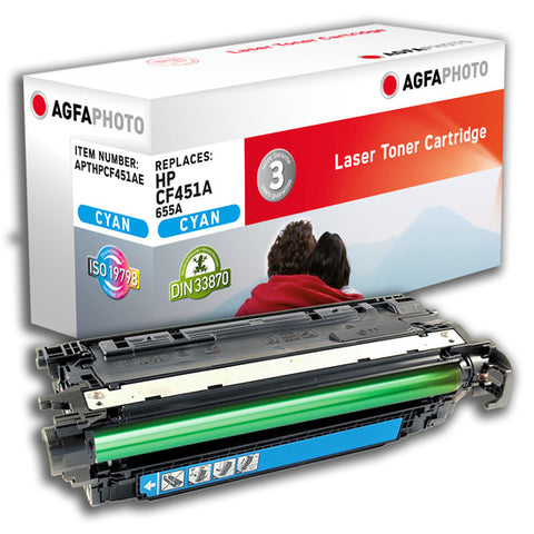 AgfaPhoto APTHPCF451AE toner cartridge 1 pc(s) Compatible Cyan