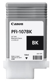 Canon 6705B001/PFI-107BK Ink cartridge black 130ml for Canon IPF 670/680