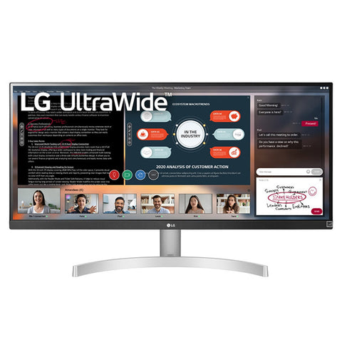 LG 29WN600-W computer monitor 73.7 cm (29") 2560 x 1080 pixels UltraWide Full HD LED Silver