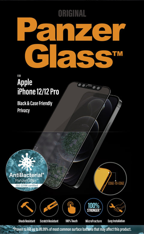 PanzerGlass ™ Privacy Screen Protector Apple iPhone 12 | 12 Pro | Edge-to-Edge