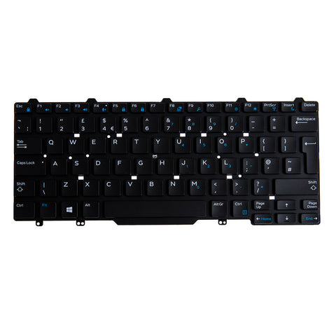 Origin Storage N/B KBD Latitude 7280 UK Backlit SP 83 Key