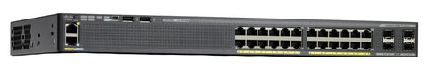 Cisco Small Business 2960X Series Switch - 24-Ports + 4 SFP uplink ports - Gigabit - Power over Ethernet - Layer 2 - Managed - Stackable