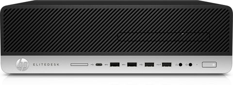 HP EliteDesk 800 G4 SFF Intel® Core™ i7 i7-8700 8 GB DDR4-SDRAM 256 GB SSD Windows 10 Pro PC Black, Silver