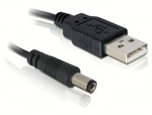 DeLOCK Cable USB Power Black 1 m USB A