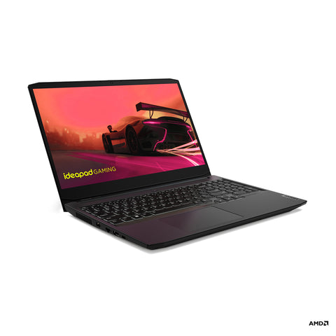 Lenovo IdeaPad Gaming 3 5600H Notebook 39.6 cm (15.6") Full HD AMD Ryzen™ 5 8 GB DDR4-SDRAM 512 GB SSD NVIDIA GeForce RTX 3050 Wi-Fi 6 (802.11ax) Windows 11 Home Black