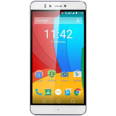 Prestigio MultiPhone Muze D3 13.5 cm (5.3") Dual SIM Android 5.0 3G Micro-USB 1 GB 8 GB 2500 mAh White