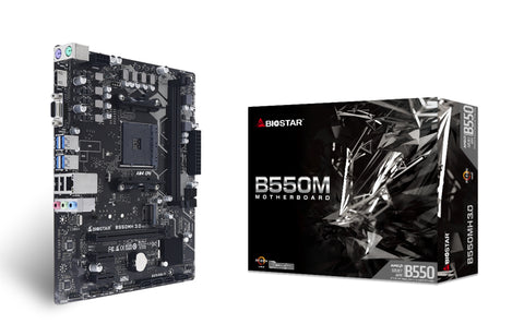 Biostar B550MH 3.0 motherboard AMD B550 Socket AM4 micro ATX