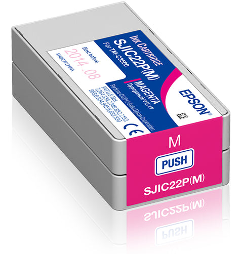 Epson C33S020603/SJI-C-22-P-(M) Ink cartridge magenta 32,5ml for Epson TM-C 3500