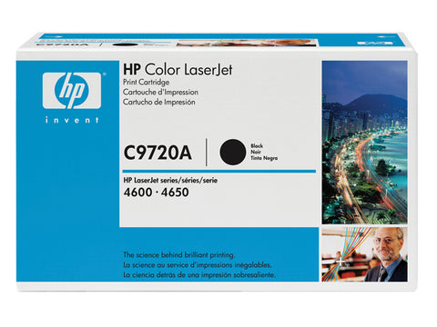 HP C9720A/641A Toner cartridge black, 9K pages/5% for Canon LBP-85/HP Color LaserJet 4650