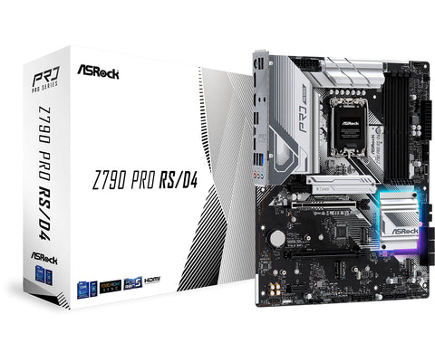 Asrock Z790 Pro RS/D4 Intel Z790 LGA 1700 ATX