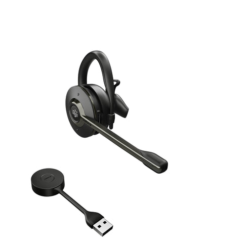 Jabra Engage 55 Headset Wireless Ear-hook Office/Call center Black, Titanium