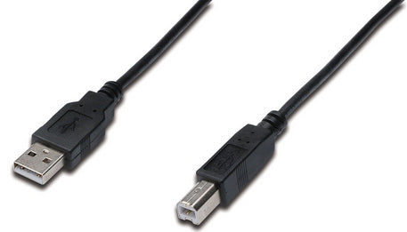 ASSMANN Electronic AK-300102-030-S USB cable 3 m USB 2.0 USB A USB B Black