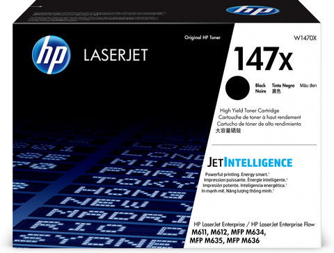 HP W1470X/147X Toner cartridge high-capacity, 25.2K pages ISO/IEC 19752 for HP M 611