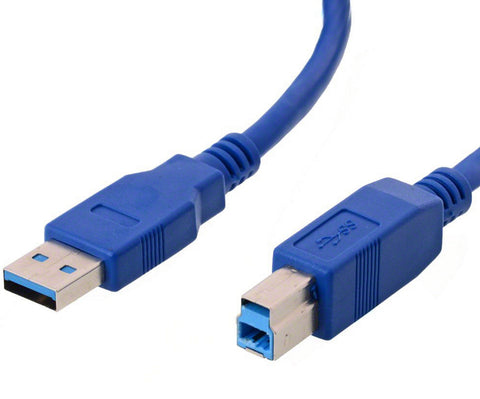 Helos 014681 USB cable 1 m USB 3.2 Gen 1 (3.1 Gen 1) USB A USB B Blue