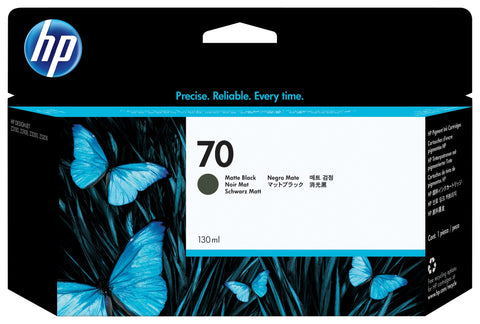 HP C9448A/70 Ink cartridge black matt 130ml for HP DesignJet Z 2100/3100/3200/5200/5400