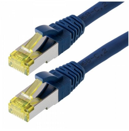 Helos Cat 6a S/FTP 1.5 m networking cable Blue Cat6a S/FTP (S-STP)