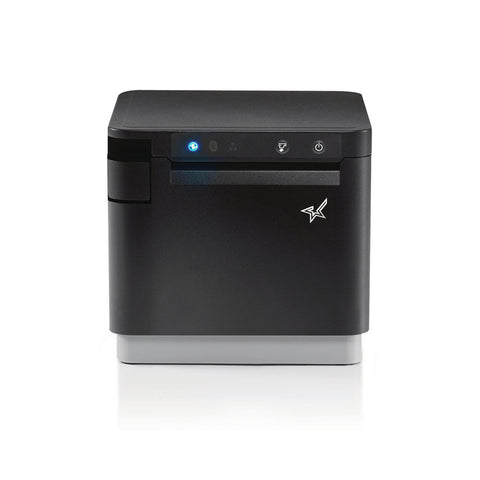 Star Micronics mC-Print3, Thermal, 3in, Cutter, Ethernet (LAN), USB, CloudPRNT, Black, EU & UK, PS60C Power Supply included Wired & Wireless Direct thermal POS printer