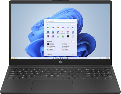 HP 15-fc0017na Laptop 39.6 cm (15.6") Full HD AMD Ryzen™ 5 7520U 8 GB LPDDR5-SDRAM 256 GB SSD Wi-Fi 6 (802.11ax) Windows 11 Home Black