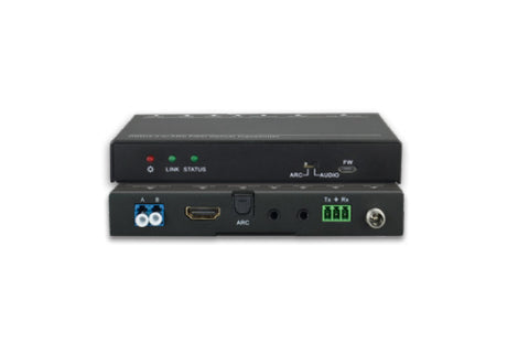 Vivolink VLHDMIEXTFIB AV extender AV transmitter & receiver Black