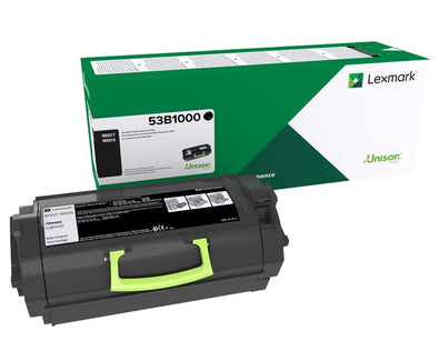 Lexmark 53B2000 Toner-kit return program, 11K pages ISO/IEC 19752 for Lexmark MS 817/818