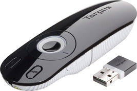 Targus Laser Presentation Remote wireless presenter Black, Grey