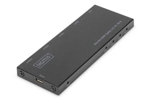 Digitus Ultra Slim HDMI® splitter, 1x4, 4K / 60 Hz