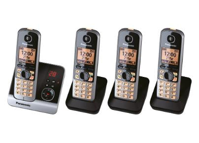 Panasonic KX-TG6724 DECT telephone Caller ID Black