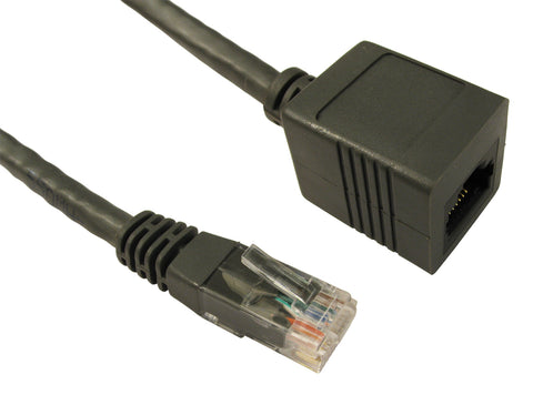 Cables Direct Cat 6, 5m networking cable Grey Cat6 U/UTP (UTP)