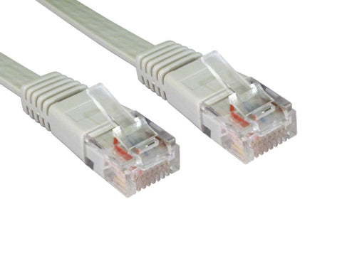 Cables Direct RJFLAT-20 networking cable Grey 20 m Cat5e U/UTP (UTP)