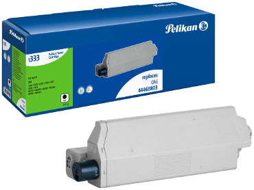 Pelikan 4234414/1333TKB Toner-kit black, 1x3.5K pages 60 grams Pack=1 (replaces OKI 44469803) for OKI C 310/331/510/511