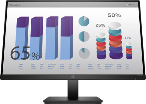 HP P24q G4 computer monitor 60.5 cm (23.8") 2560 x 1440 pixels Quad HD LED Black