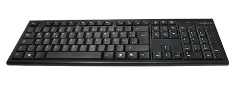 LogiLink ID0104 keyboard Mouse included RF Wireless QWERTZ Black