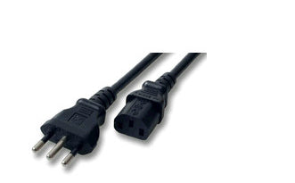 Microconnect PE100418 power cable Black 1.8 m Power plug type L C13 coupler