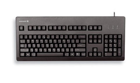 CHERRY G80-3000 BLUE SWITCH Keyboard, Corded, Black, USB/PS2 (QWERTY - UK)