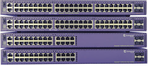 Extreme networks X450-G2-48P-10GE4-BASE Managed L2/L3 Gigabit Ethernet (10/100/1000) Power over Ethernet (PoE) 1U Violet