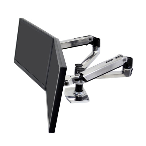 Ergotron LX Series 45-245-026 monitor mount / stand 68.6 cm (27") Clamp/Bolt-through Silver