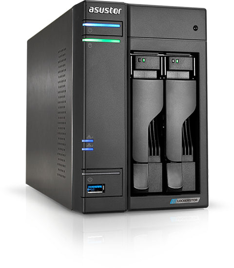 Asustor AS6602T NAS Tower Ethernet LAN Black J4125