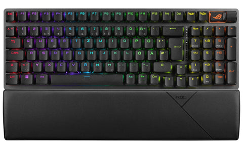 ASUS ROG Strix Scope II 96 Wireless keyboard USB + RF Wireless + Bluetooth QWERTZ German Black