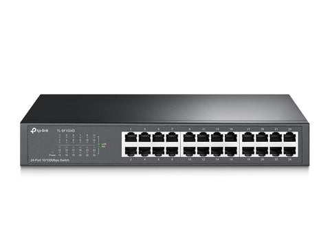 TP-Link TL-SF1024D network switch Unmanaged Fast Ethernet (10/100) Black