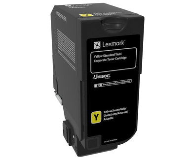 Lexmark 74C2SYE Toner-kit yellow return program Project, 7K pages for Lexmark CS 720/725/CX 725