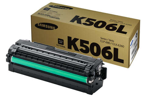 Samsung CLT-K506L/ELS/K506L Toner cartridge black, 6K pages ISO/IEC 19752 for Samsung CLP-680