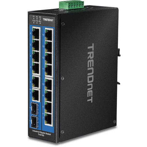 Trendnet TI-G162 network switch Gigabit Ethernet (10/100/1000) Black