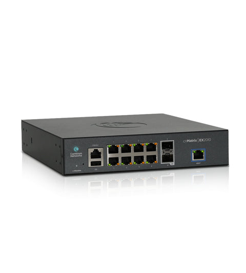 Cambium Networks cnMatrix EX2010 Managed L2/L3 Gigabit Ethernet (10/100/1000) 1U Black