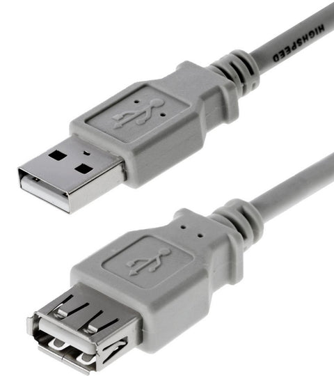 Helos 011990 USB cable 3 m USB 2.0 USB A Grey